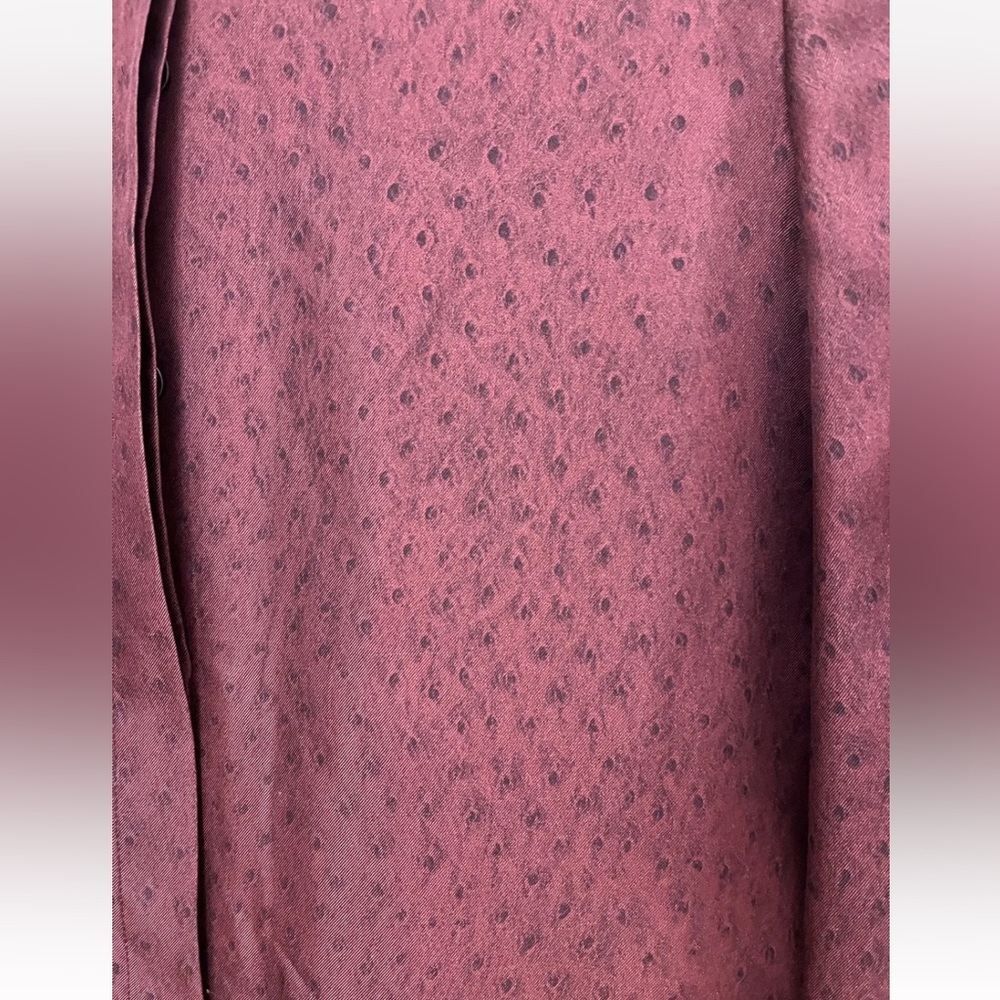 Longchamp 100% Long Sleeve Silk Blouse - Size 40 us 8- SRP $440 - Picture 3 of 8